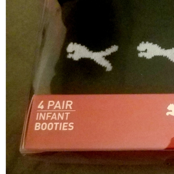 SOLD‼Puma 4 pair infant Booties size 0-12m - Picture 6 of 6
